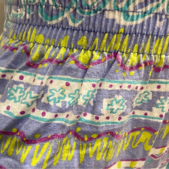 VINTAGE 80s RARE OP OCEAN PACIFIC PRINTED HIGH RISE PULL ON COTTON SHORTS - Picture 5 of 16